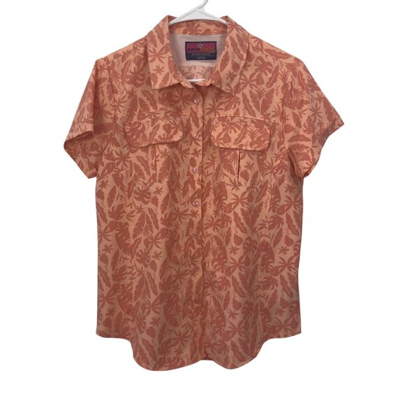 Xcaster Outdoor Womens Short Sleeve UPF Sun Protection Shirt Medium - Picture 10 of 11